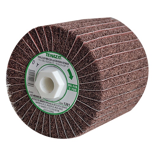 [AUS-1391] RODILLO DE LIJA Y FIBRA 4 1/4 X 4 X 3/4 GRANO 80/FIBRA MEDIO