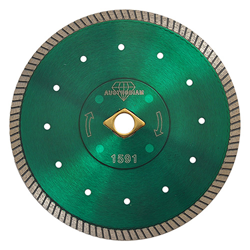 [AUS-1591] DISCO DE DIAMANTE P/GRANITO 7 X 0.060 X 7/8 VERDE PLATA TURBO