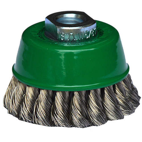 [AUS-967] CEPILLO TIPO COPA TRENZADO 2 3/4 X 0.014 X 14mm ACERO INOXIDABLE (MULTIROSCA)