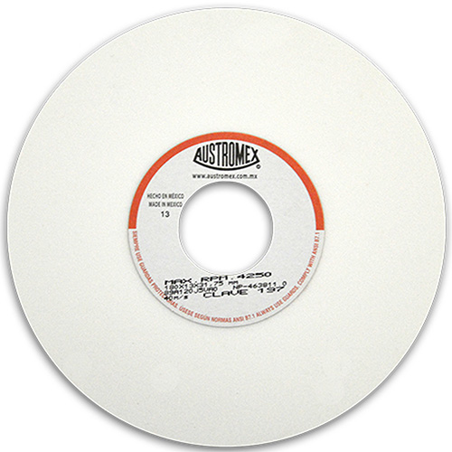 [AUS-197] RUEDA P/AFILADO Y RECT. 7 X 1/2 X 1 1/4 GRANO 120 BLANCA