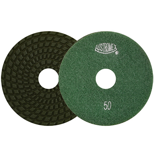 [AUS-2870] DISCO DIAMANTADO C/VELCRO 4 GRANO 50 CAFE P/GRANITO EASY CUT