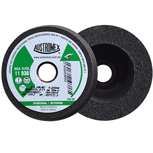 [AUS-1294] PIEDRA COPA 3 5/32 X 1 3/4 X 5/8-11 GRANO 60 (BD) P/MINIESMERILADORA