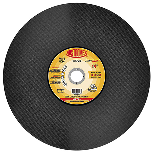 [AUS-737] DISCO P/CORTE DE PERFILES 14 X 7/64 X 1 (PLANO)
