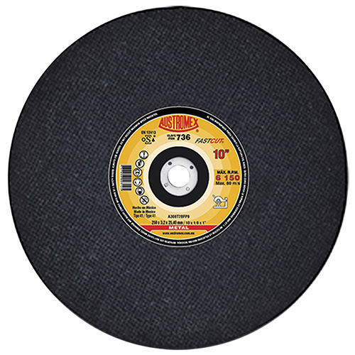 [AUS-736] DISCO P/CORTE METAL 10 X 1/8 X 1 (PLANO)