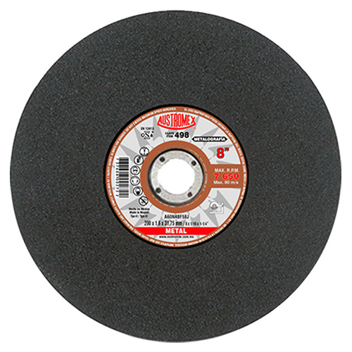 [AUS-498] DISCO P/CORTE METAL 8 X 1/16 X 1 1/4 GRANO 60