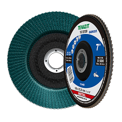 [AUS-2730] DISCO LAMINADO P/LIJAR FINO 7 GRANO 40 EASY CUT AZUL