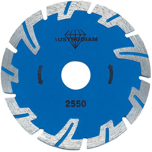 [AUS-2550] DISCO DE DIAMANTE P/USO GENERAL 4 1/2 X 0.08 X 7/8 AZUL TURBO TIPO SAMURAY