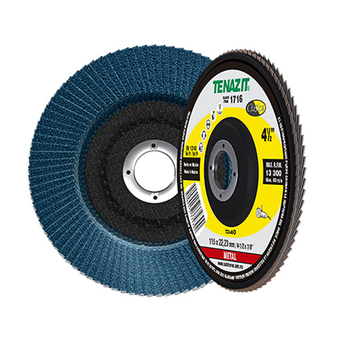 [AUS-1716] DISCO LAMINADO P/LIJAR ACABADO MEDIO GRANO 40 4 1/2 X 7/8 PREMIUM
