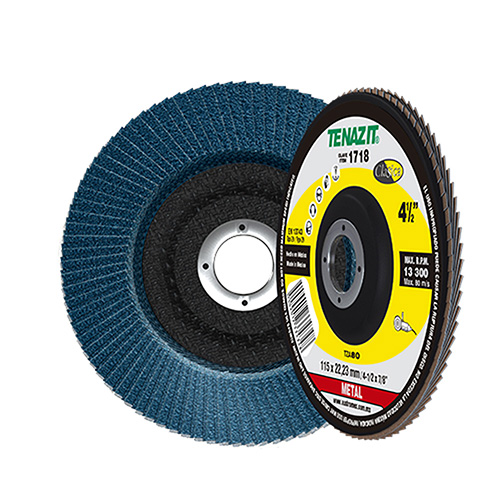 [AUS-1718] DISCO LAMINADO P/LIJAR ACABADO FINO GRANO 80 4 1/2 X 7/8 PREMIUM