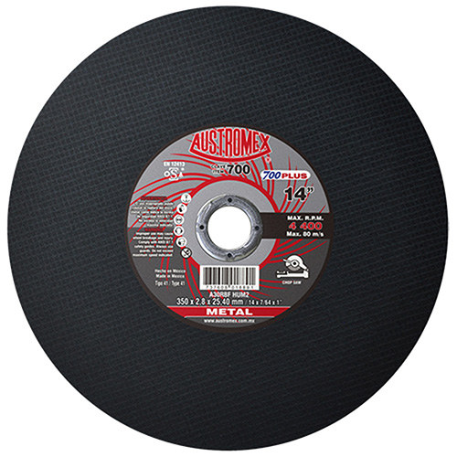[AUS-700] DISCO P/CORTE METAL 14 DOBLE MALLA X 7/64 X 1 LINEA PLUS