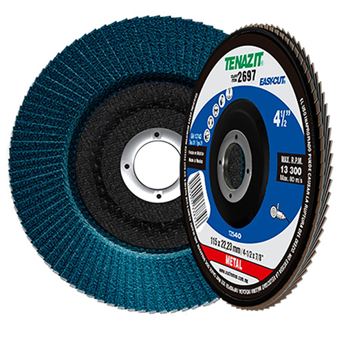 [AUS-2697] DISCO LAMINADO GRANO 40 ZIRCONIO 115 X 22.23 MM EASY CUT