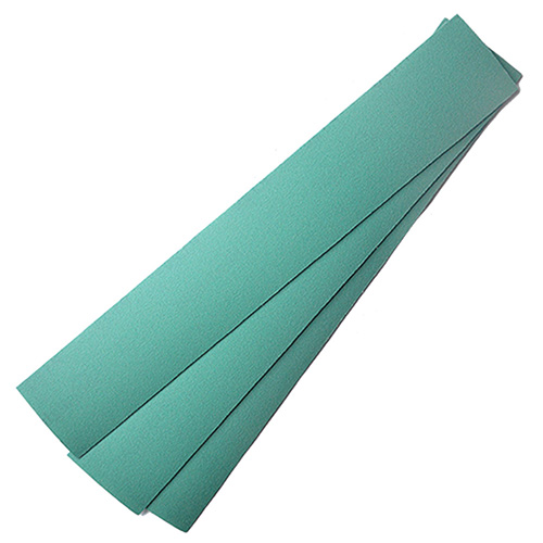 [AUS-1888] TIRA DE LIJA VERDE GRANO 80 C/VELCRO (PAQ. 25 PZAS.)