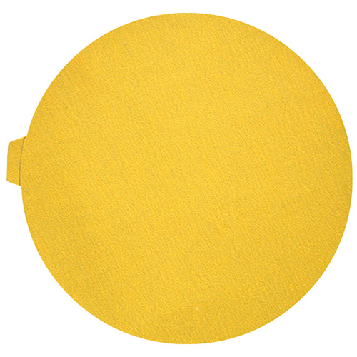 [AUS-1707] DISCO DE LIJA C/PEGAMENTO 6 GRANO 180 AMARILLO (RESPALDO DE PAPEL) (PAQ. 100 PZAS.)