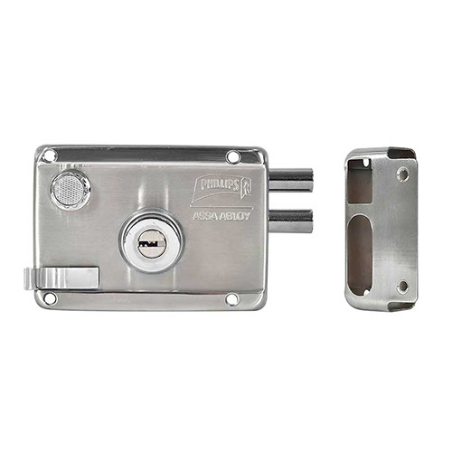 [PHI-MX2662] CERRADURA DE SOBREPONER HS-4100 IF DERECHA ACERO INOX. C/2 BARRAS C/6 LLAVES (PHI-2662)