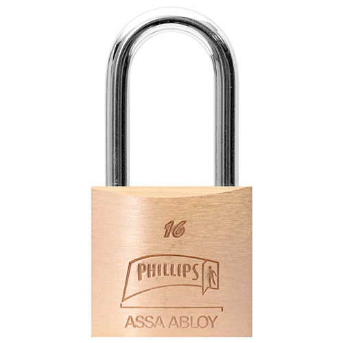 [PHI-MX121] CANDADO GANCHO LARGO LATON (PHI-16GL)