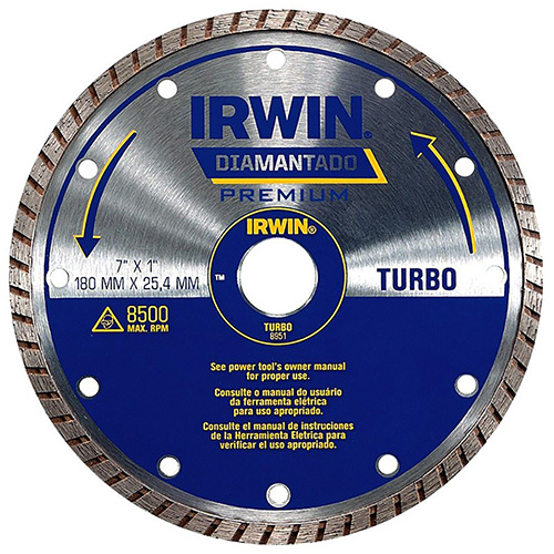 [IRW-8951D] DISCO DE DIAMANTE 7 X 5/64 X 1 TURBO (CALIDAD PLATA) (8951D)