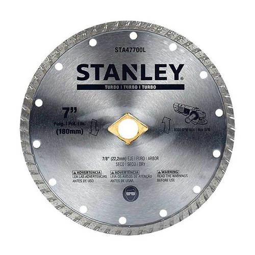 [STA-47-700L] DISCO DE DIAMANTE P/USO GENERAL 7 X 7/8 TURBO STANLEY