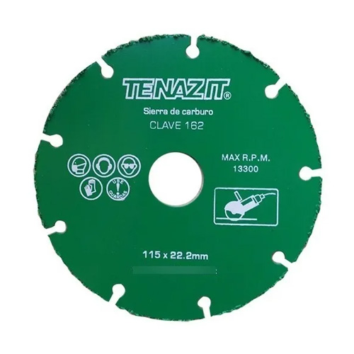 [AUS-160] DISCO 3 X 3/8 P/CORTE DE MADERA, CLAVOS, MDF, AGLOMERADO, FIBRA DE VIDRIO, TUBERIA DE COBRE P/TALADRO