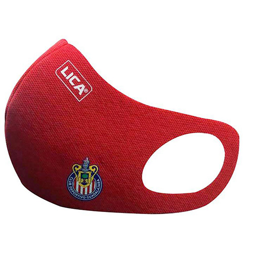 [LIC-CBCHIVAS] MASCARILLA LAVABLE C/20 FILTROS LOGOTIPO CHIVAS