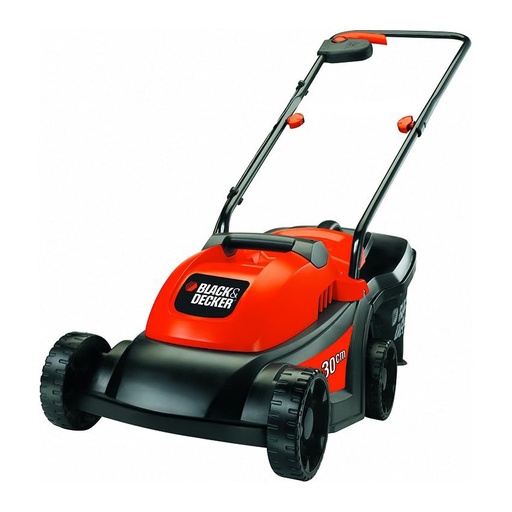 [BDJ-GR3000-B3] PODADORA ELECTRICA 1,000 W C/CUCHILLA 30cm 3 NIVELES DE CORTE C/BOLSA REC. 35l