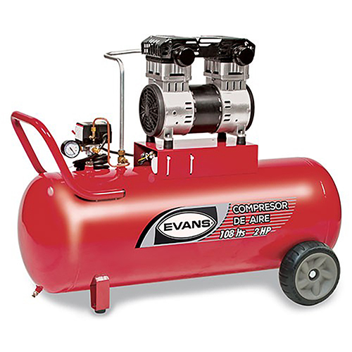 [EVA-EL100ME200-108] COMPRESOR C/MOTOR LIBRE DE ACEITE PAINTAIR DE 2 HP 108 LITROS (ESPECIAL P/PINTORES Y CARP.)