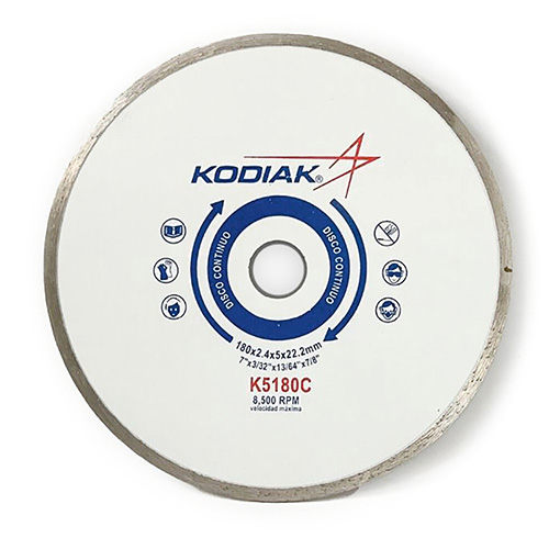 [KOD-K5115C] DISCO DE DIAMANTE P/USO GENERAL 4 1/2 X 7/8 ECONOM. RIN CONTINUO