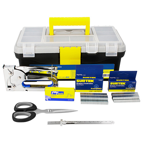 [FOY-JHF8] JUEGO COMBINADO DE HERRAMIENTA CON CAJA PLÁSTICA, 8 PIEZAS