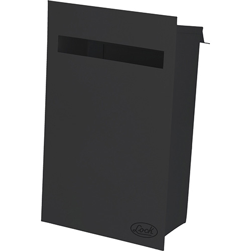 [LOC-11BZ] BUZÓN NEGRO 21.5 X 35 X 10.5 CM
