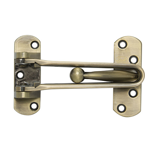 [LOC-L044LAB] ACCESORIO DE SEGURIDAD PARA PUERTA ACABADO LATÓN ANTIGUO