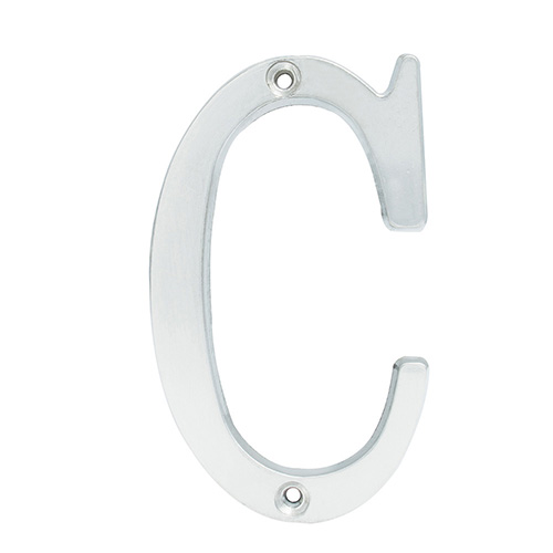 [LOC-L701CCS] LETRA C SLIM 4" NÍQUEL SATINADO