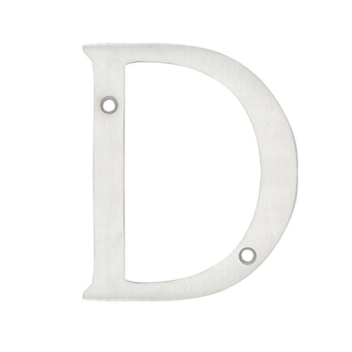 [LOC-L701DCS] LETRA D SLIM 4" NÍQUEL SATINADO