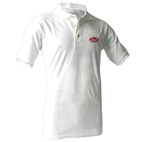 [LOC-LPOBM] PLAYERA TIPO POLO PARA CABALLERO, COLOR BLANCO TALLA M