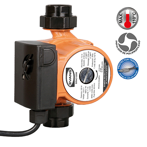 [EVA-BRAC120W] BOMBA RECIRCULADORA 120W