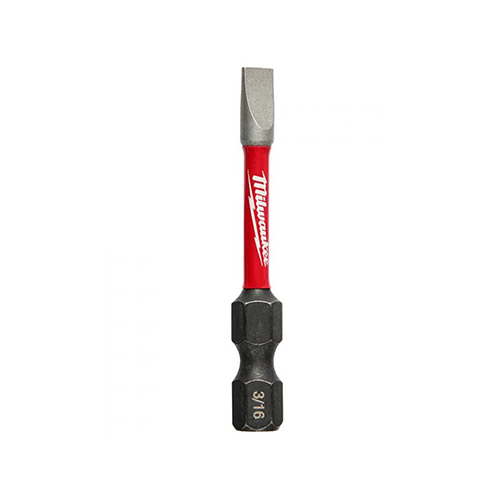 [MIA-48-32-4757] PUNTA PLANA MILWAUKEE DE 6-8 X 3/16" X 2" - (PAQ. MASTER DE 25 PZAS)