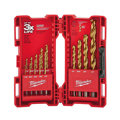 [MIA-48-89-0011] JUEGO DE BROCAS THUNDERBOLT TITANIUM 14 PIEZAS