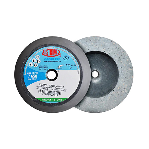 [AUS-1266] PIEDRA COPA SHELLAC 5 X 2 X M14 (BOSCH) GRANO C3 220 EASY CUT