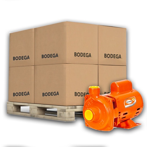 [EVA-3HME100-60] PALLET DE 60 BOMBAS DOMESTICA 1 HP MONOFASICO 3,450 RPM SUCCION 1 1/4 DESCARGA 1