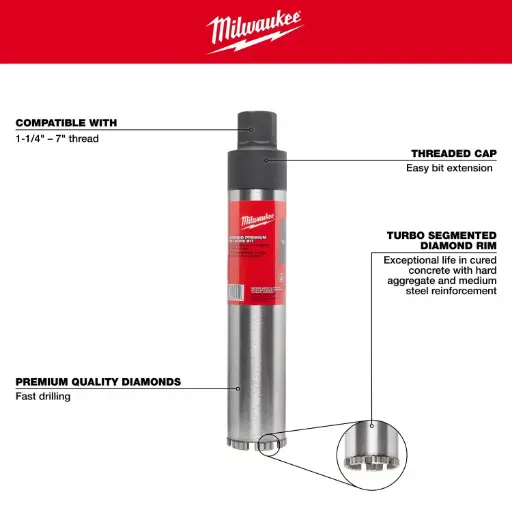 [MIA-48-17-3062] BROCA DIAMANTADA PREMIUM DE 6 1/4"