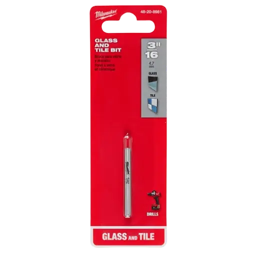[MIA-48-20-8981] BROCA PARA VIDRIO Y AZULEJO DE 3/16" (4.7MM)