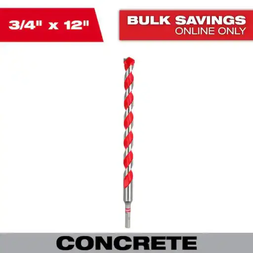 [MIA-48-20-9046] BROCA CON PUNTA DE CARBURO 3/4" X 10" X 12"