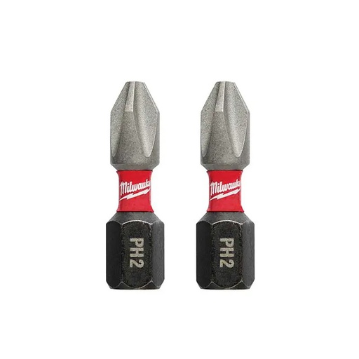 [MIA-48-32-4412] PAQUETE DE 2 INSERTO PHILLIPS PH2 X 1 SHOCKWAVE