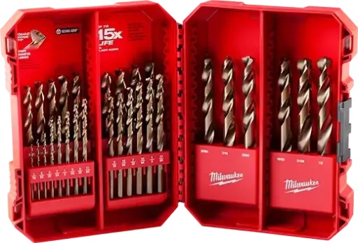 [MIA-48-89-2332] JUEGO DE BROCAS DE COBALTO RED HELIX 29 PIEZAS