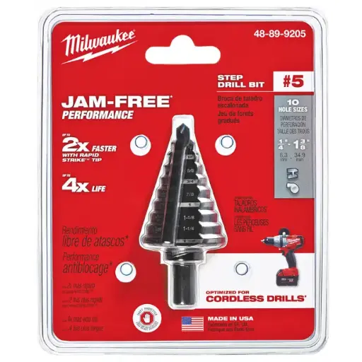 [MIA-48-89-9205] BROCA ESCALONADA 1/4" - 1-3/8" #5