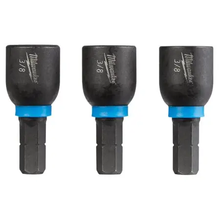 [MIA-49-66-4515] 3PK 3/8 CONTROLADORES DE TUERCA DE INSERCIÓN DE IMPACTO SHOCKWAVE