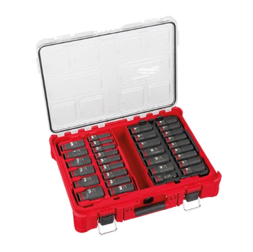 [MIA-49-66-6806] JUEGO DE 31 CUBOS SHOCKWAVE IMPACT DUTY™ CON BOCA DE 1/2" PACKOUT