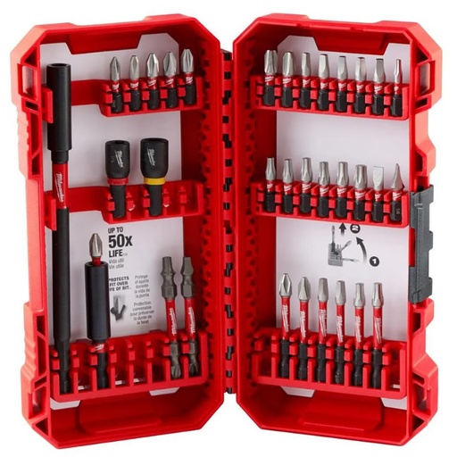 [MIA-48-32-5101] SET DE PUNTAS DE IMPACTO SHOCKWAVE DE 34 PIEZAS