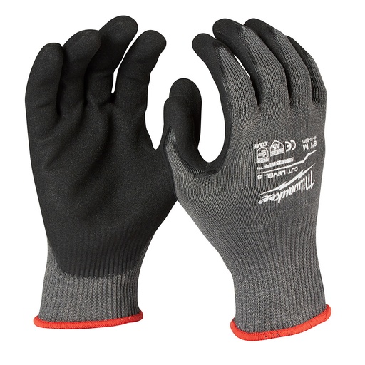 [MIA-48-73-8651] GUANTES ANTICORTE NIVEL 5 BAÑADOS EN NITRILO TALLA M
