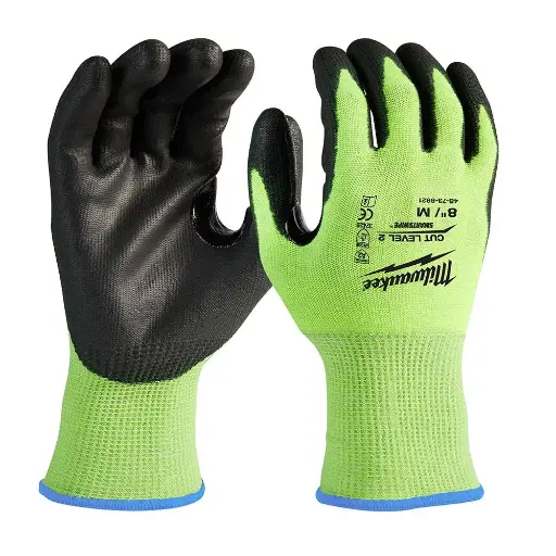 [MIA-48-73-8921B] GUANTES DE CORTE 2 HIGH VIS 12PK-M