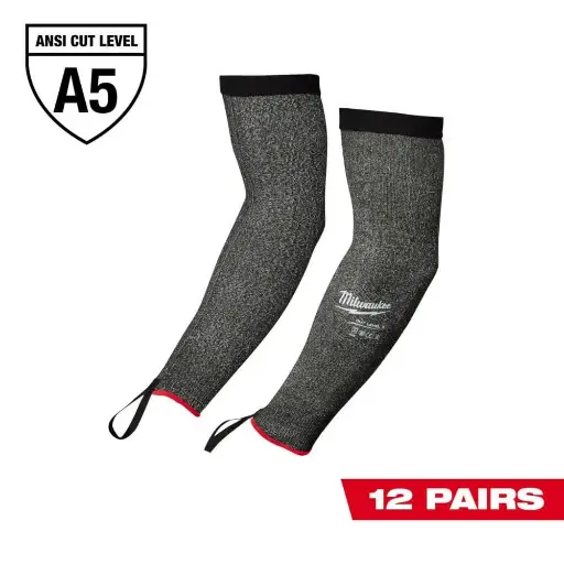 [MIA-48-73-9051B] (12) CUT 5 SLEEVE 12PK - 18"