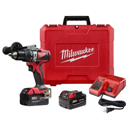 [MIL-2902-22] KIT INALÁMBRICO DE 1 HERRAMIENTA ROTOMARTILLO DE 1/2''' M18™ BRUSLESS 18 VOLTIOS ION DE LITIO CON 2 BATERIAS XC 4AMP + CARGADOR +ESTUCJE DE ALMACENAJE